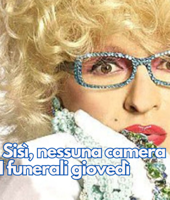 Madame Sisì, nessuna camera ardente pubblica. I funerali giovedì
