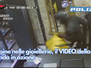Rapine nelle gioiellerie, il VIDEO della banda in azione