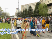 In migliaia in corteo a Brescia per il “NagarKirtan”