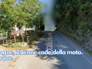 Pisogne, 28enne cade della moto. È grave