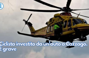 Ciclista investito da un’auto a Cazzago. È grave