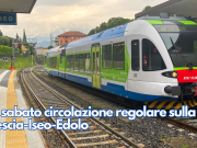 Da sabato circolazione regolare sulla Brescia-Iseo-Edolo