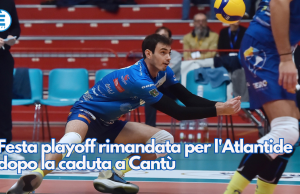 Festa playoff rimandata per l’Atlantide dopo la caduta a Cantù