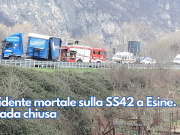 Incidente mortale sulla SS42 a Esine. Strada chiusa per diverse ore