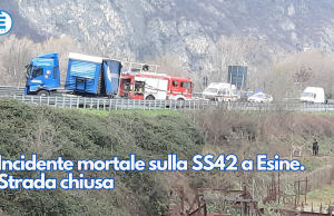Incidente mortale sulla SS42 a Esine. Strada chiusa per diverse ore