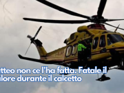 Matteo non ce l’ha fatta. Fatale il malore durante il calcetto