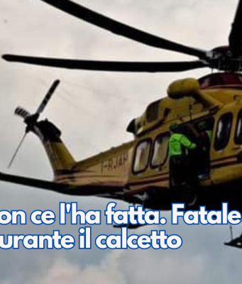 Matteo non ce l’ha fatta. Fatale il malore durante il calcetto