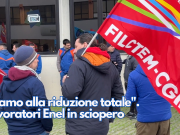 “Siamo alla riduzione totale”. Lavoratori Enel in sciopero