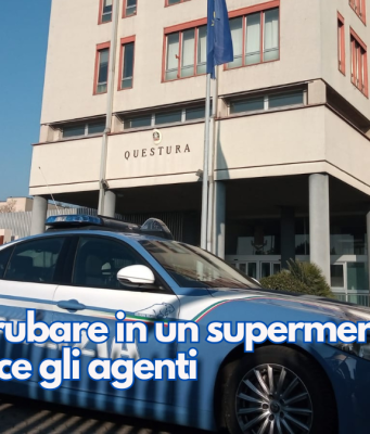 Tenta di rubare in un supermercato e aggredisce gli agenti