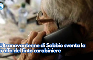 Ultranovantenne di Sabbio sventa la truffa del finto carabiniere