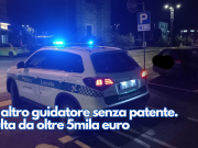 Un altro guidatore senza patente. Multa da oltre 5mila euro