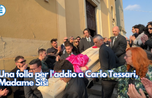 Una folla per l’addio a Carlo Tessari, Madame Sisì