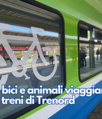 Da aprile bici e animali viaggiano gratis sui treni di Trenord
