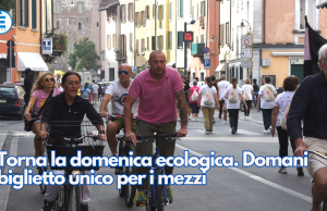Torna la domenica ecologica. Domani biglietto unico per i mezzi