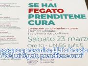 Conoscere e prevenire, LILT a Brescia con “Se hai fegato prenditene cura”