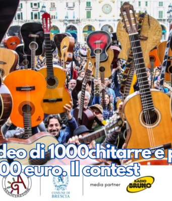 Crea il video di 1000chitarre e puoi vincere 500 euro. Il contest