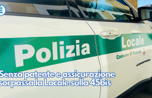 Senza patente e assicurazione sorpassa la Locale sulla 45bis