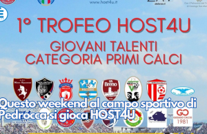 Questo weekend al campo sportivo di Pedrocca si gioca HOST4U