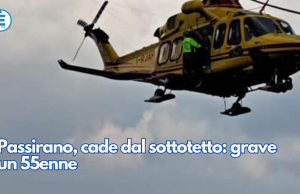 Passirano, cade dal sottotetto: grave un 55enne