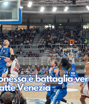 Al Palaleonessa è battaglia vera. La Germani batte Venezia