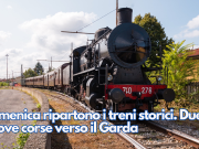 Domenica ripartono i treni storici. Due nuove corse verso il Garda