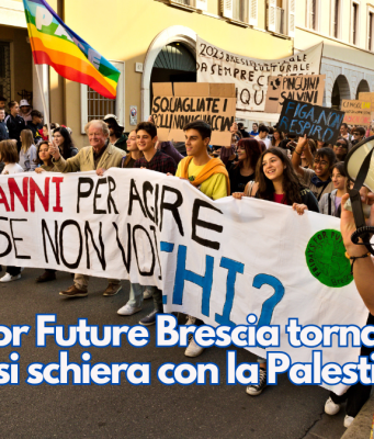 Fridays for Future Brescia torna in piazza e si schiera con la Palestina
