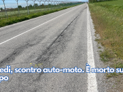 Ghedi, scontro auto-moto. È morto sul colpo