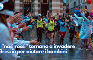I “nasi rossi” tornano a invadere Brescia per aiutare i bambini