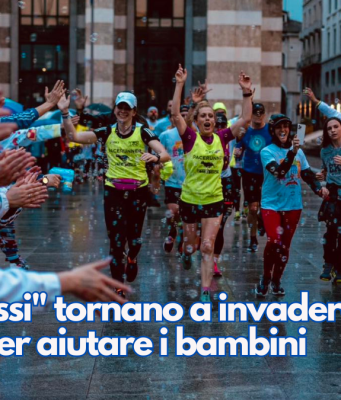 I “nasi rossi” tornano a invadere Brescia per aiutare i bambini