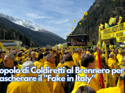 Il popolo di Coldiretti al Brennero per smascherare il “Fake in Italy”