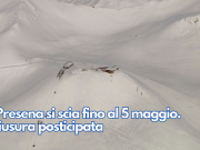 In Presena si scia fino al 5 maggio. Chiusura posticipata