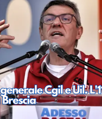 Sciopero generale Cgil e Uil. L’11 aprile Landini a Brescia