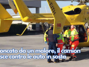 Stroncato da un malore, il camion finisce contro le auto in sosta