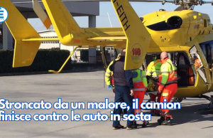 Stroncato da un malore, il camion finisce contro le auto in sosta