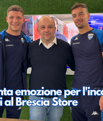 Foto e tanta emozione per l’incontro con i tifosi al Brescia Store