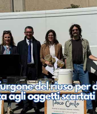 Arriva il furgone del riuso per dare nuova vita agli oggetti scartati