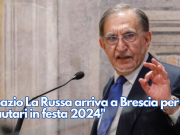 Ignazio La Russa arriva a Brescia per “Lautari in festa 2024”