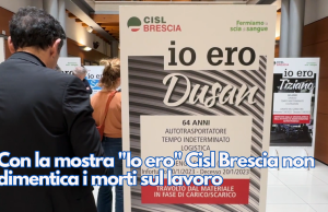 Con la mostra “Io ero” Cisl Brescia non dimentica i morti sul lavoro
