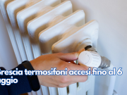 A Brescia termosifoni accesi fino al 6 maggio