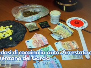 40 dosi di cocaina in auto. Arrestato a Desenzano del Garda