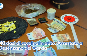 40 dosi di cocaina in auto. Arrestato a Desenzano del Garda