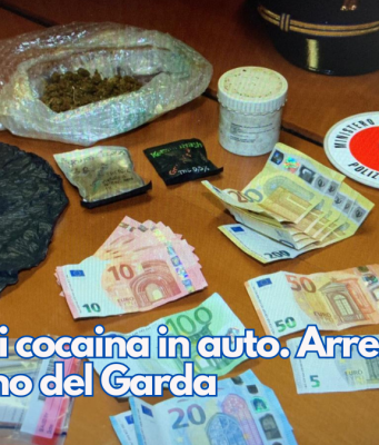 40 dosi di cocaina in auto. Arrestato a Desenzano del Garda