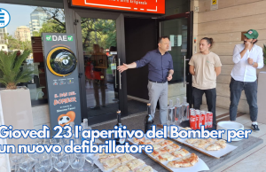 Giovedì 23 l’aperitivo del Bomber per un nuovo defibrillatore