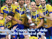 Pallavolo, la “Coppa Italia” è della Consoli. Tiberti la dedica al papà