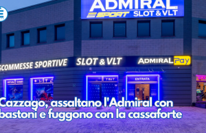 Cazzago, assaltano l’Admiral con bastoni e fuggono con la cassaforte