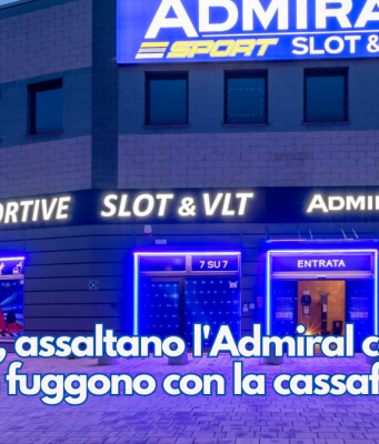 Cazzago, assaltano l’Admiral con bastoni e fuggono con la cassaforte