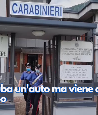 Breno, ruba un’auto ma viene arrestato poco dopo