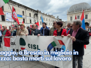 1 maggio, a Brescia in migliaia in piazza: basta morti sul lavoro