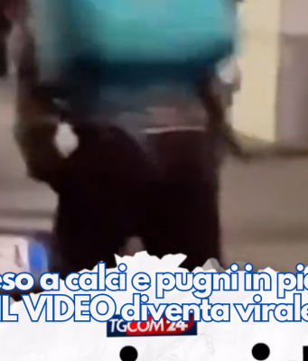 Rider preso a calci e pugni in piazza Vittoria. IL VIDEO diventa virale