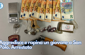 Aggredisce e rapina un giovane a San Polo. Arrestato